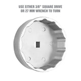 OEMTOOLS 87132 74.2 mm Oil Filter Cap Wrench Additional Image 3