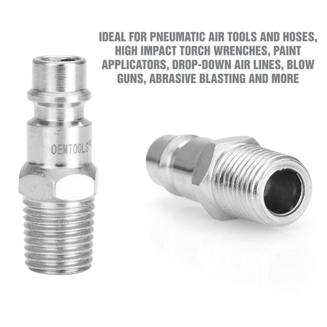 OEMTOOLS 26134 High Flow 14 Piece Coupler & Plug Kit, 1/4in. Body, 1/4in. NPT Additional Image 5