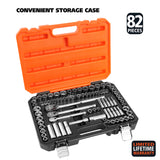GreatNeck HC82U 82-Piece Multi-Drive Mechanic's Tool Set - SAE and Metric Additional Image 1