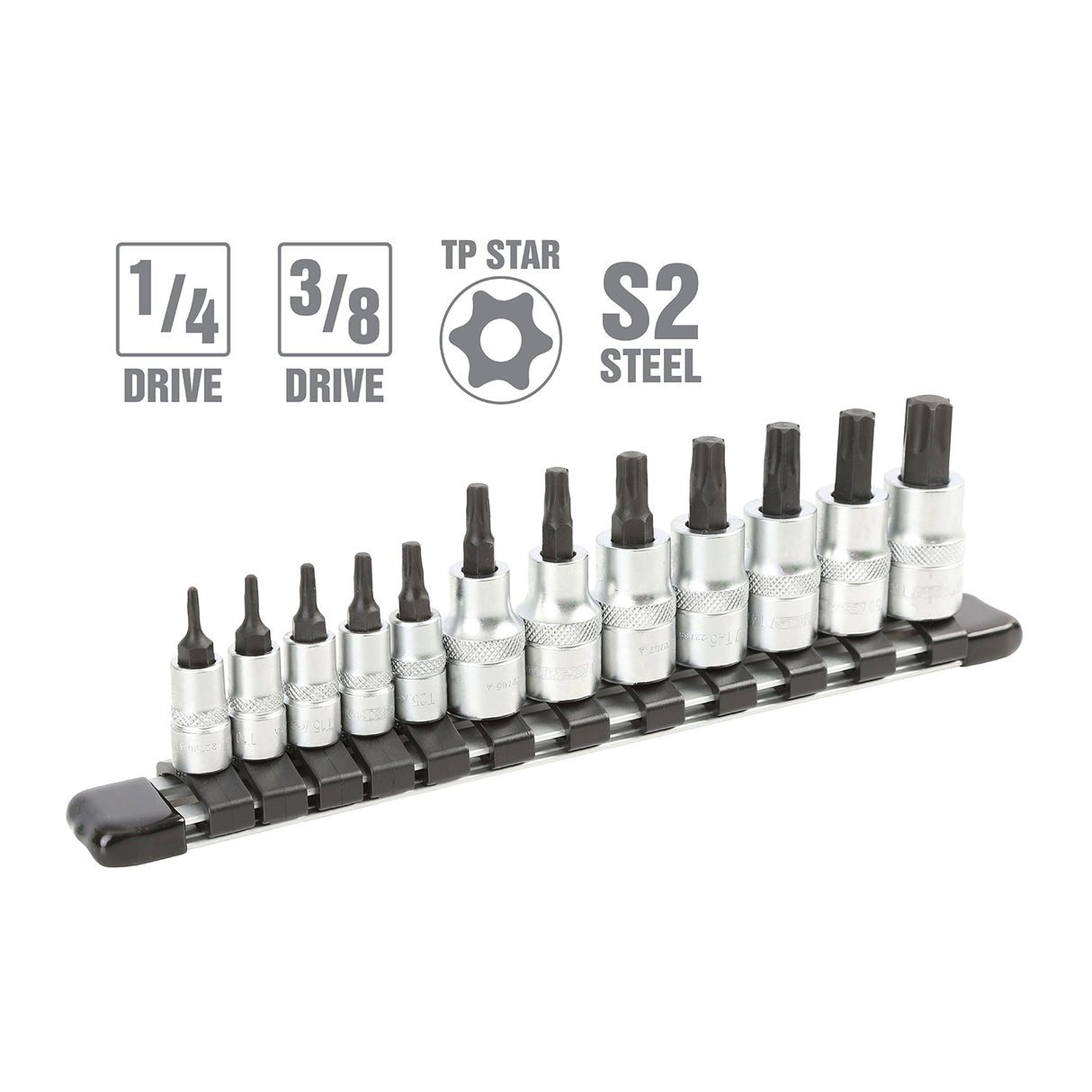 OEMTOOLS 22971 12 Piece Star Socket Bit Set Additional Image 1