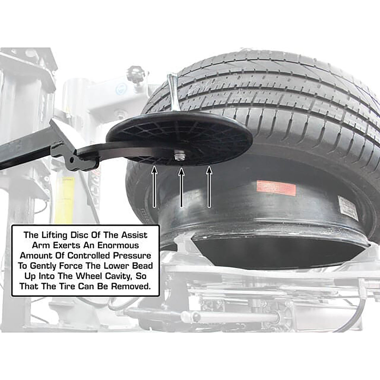 Atlas Equipment Platinum PTC300 Rim-Clamp Tire Changer with Assist Arm Additional Image 4