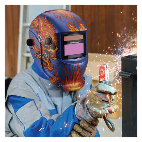 OEMTOOLS 24358 Automatic Darkening Welding Helmet with Grinding Function Additional Image 7