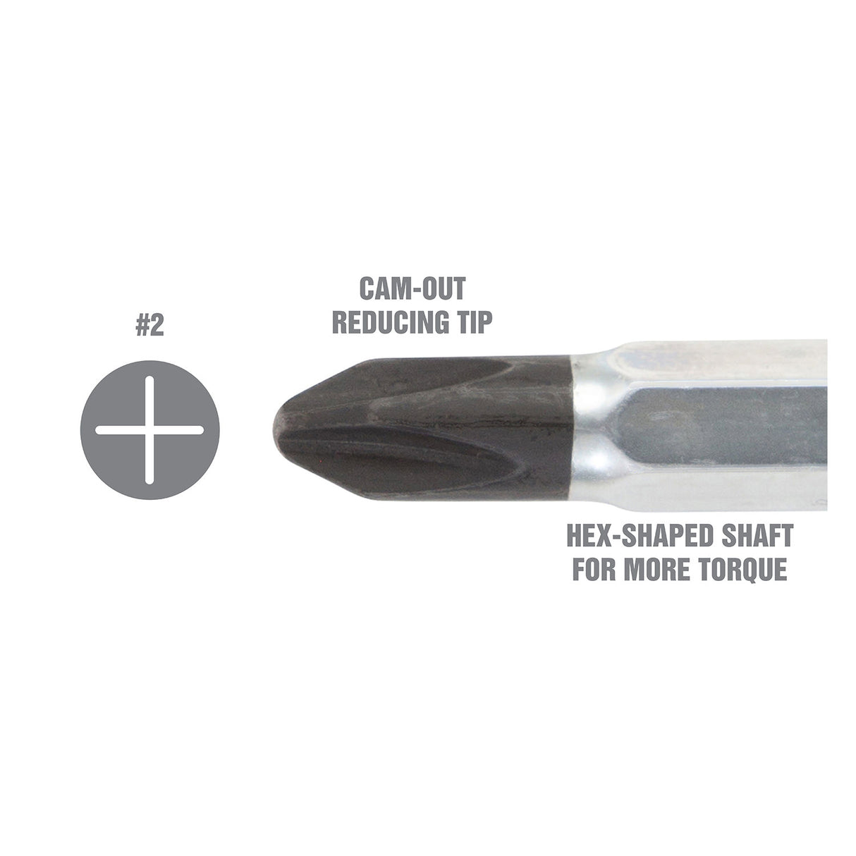 OEMTOOLS 22575 8 Inch #2 Phillips Screwdriver Additional Image 2