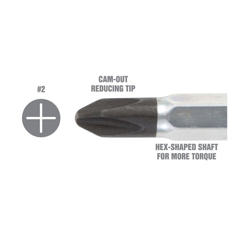 OEMTOOLS 22575 8 Inch #2 Phillips Screwdriver Additional Image 2