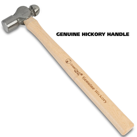 GreatNeck BP8 Ball Peen Hammer (8 Oz.) with Hickory Handle Additional Image 4