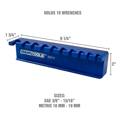 OEMTOOLS 22515 Magnetic Wrench Holder (Blue) Additional Image 3