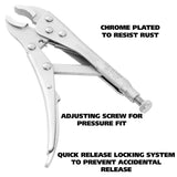 GreatNeck C7WC Curved Jaw Locking Pliers (7-Inch) Additional Image 4