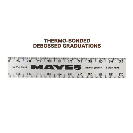 Mayes 10210 Aluminum Straight Edge Ruler (60 x 2 Inch) Additional Image 4