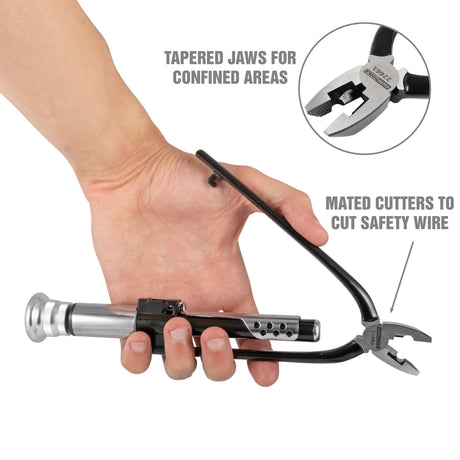 OEMTOOLS 22661 6 Inch Reversible Wire Twister Pliers with Wire Additional Image 2