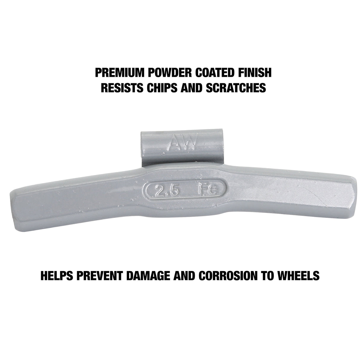 OEMTOOLS 23287 2.5 Oz. AL Style Steel Wheel Weight - 1 Box of 25 Additional Image 3