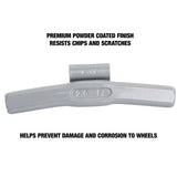 OEMTOOLS 23287 2.5 Oz. AL Style Steel Wheel Weight - 1 Box of 25 Additional Image 3