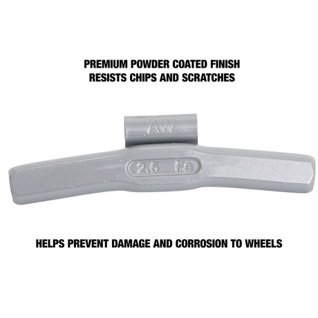 OEMTOOLS 23287 2.5 Oz. AL Style Steel Wheel Weight - 1 Box of 25 Additional Image 3