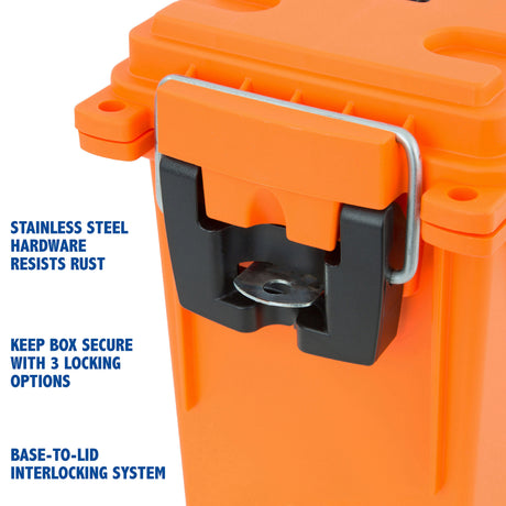 Sheffield 12680 Marine Storage Box – Orange Additional Image 4