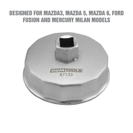 OEMTOOLS 87133 75.6 mm Mazda/Ford Cap Filter Wrench Additional Image 2