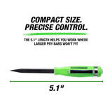 OEMTOOLS 24160 1/4in. Mini Pry Bar with Strike Cap and Pocket Clip Additional Image 4