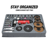 OEMTOOLS 25777 Right Angle Air Die Grinder Kit Additional Image 8