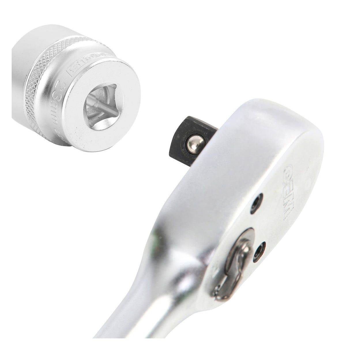 OEMTOOLS 22297 3/8 Inch Drive 6 Pt. Socket (23 mm) Additional Image 3