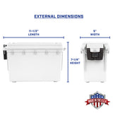 Sheffield 12681 Marine Storage Box – White Additional Image 1