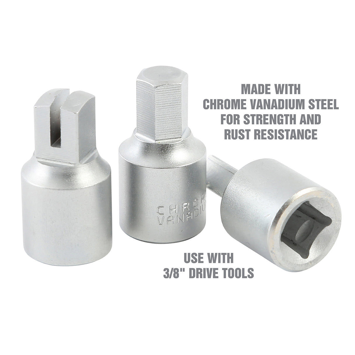 OEMTOOLS 25098 Plastic Oil Drain Plug Removal Set Additional Image 1