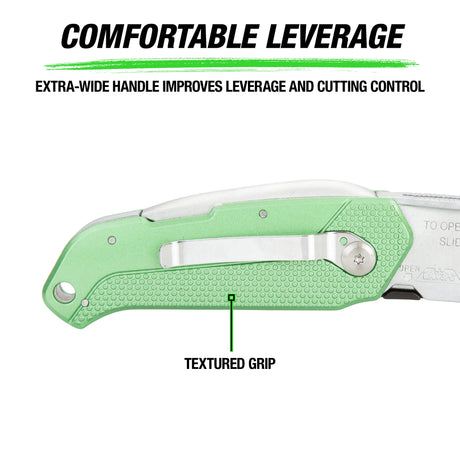 OEMTOOLS 25538 Folding Auto-Loading Lock Back® Utility Knife with Blade Dispenser Additional Image 4