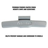 OEMTOOLS 23228 1.50 Oz. P Style Steel Wheel Weight - 1 Box of 25 Additional Image 3