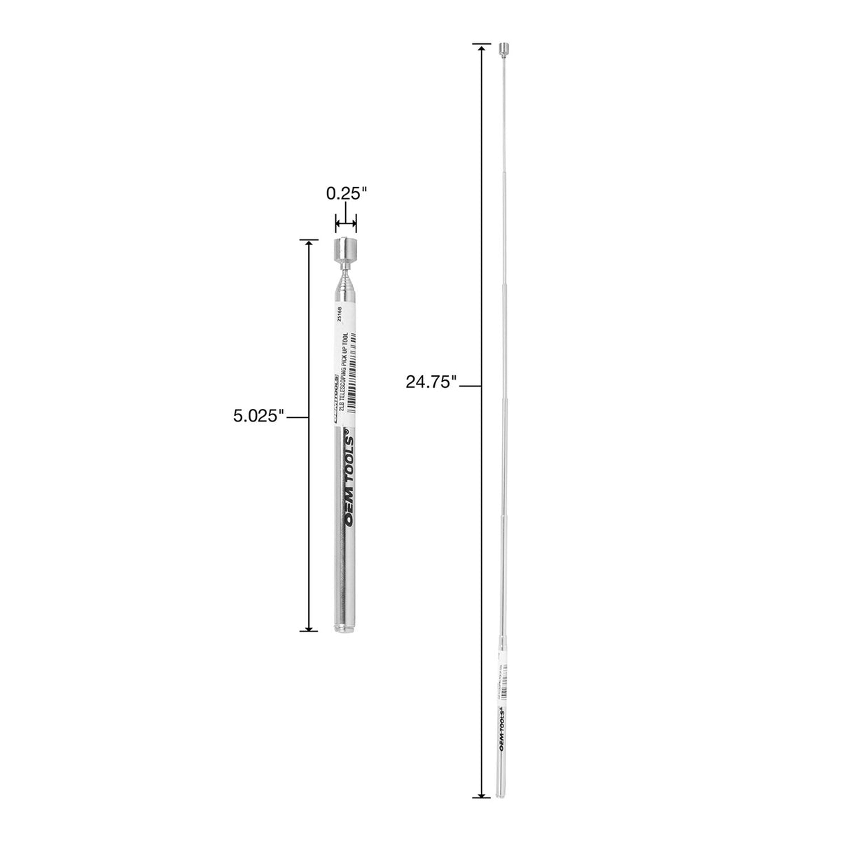 OEMTOOLS 2516B Telescoping Magnetic Pick-Up Tool Additional Image 1