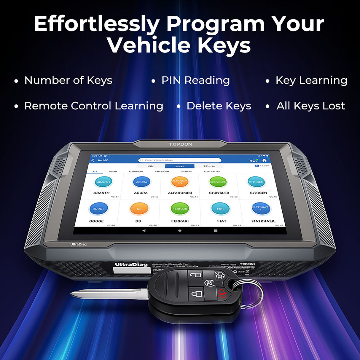 Topdon UltraDiag 2-in-1 Diagnostic Scanner and Key Programmer Additional Image 10