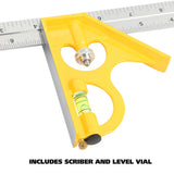 GreatNeck CS12C Professional 12in. English Combination Square Additional Image 3