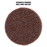 OEMTOOLS 22519 Twist Lock Surface Prep Discs 3in. Medium (25 Pack) Additional Image 2