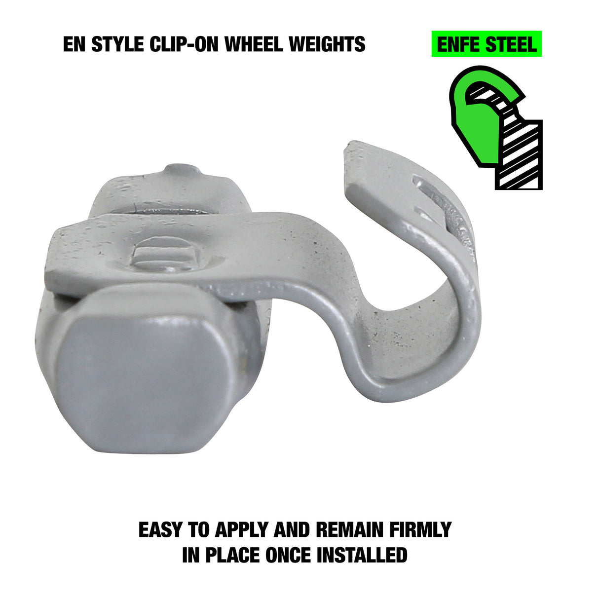 OEMTOOLS 23254 15 gm. EN Style Steel Wheel Weight - 1 Box of 25 Additional Image 2