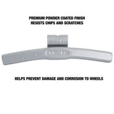 OEMTOOLS 23309 60 gm. FN Style Steel Wheel Weight - 1 Box of 25 Additional Image 3