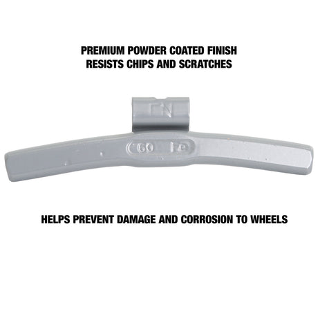 OEMTOOLS 23309 60 gm. FN Style Steel Wheel Weight - 1 Box of 25 Additional Image 3