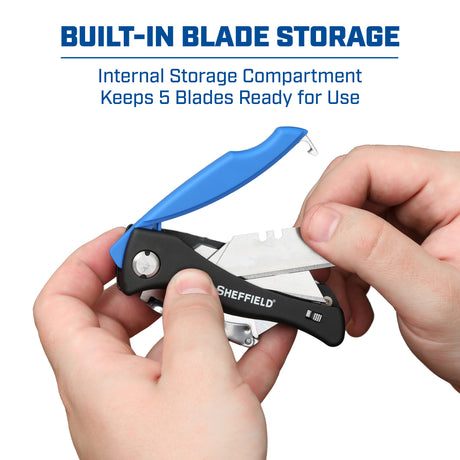 Sheffield 12119 Quick Change Lock Back® Utility Knife Additional Image 3