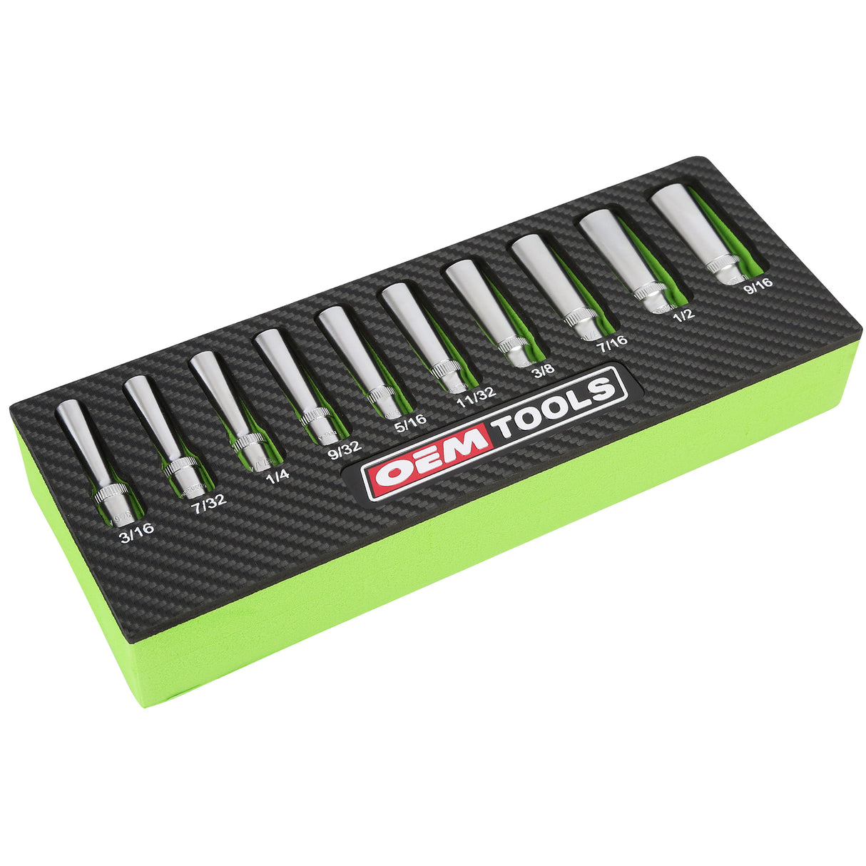 OEMTOOLS 23985 10 Piece 1/4in. Drive Deep Socket Set (SAE) Main Image