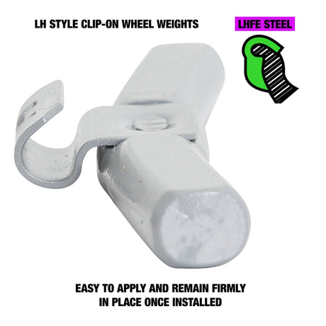 OEMTOOLS 23305 2.75 Oz. LH Style Steel Wheel Weight - 1 Box of 25 Additional Image 2