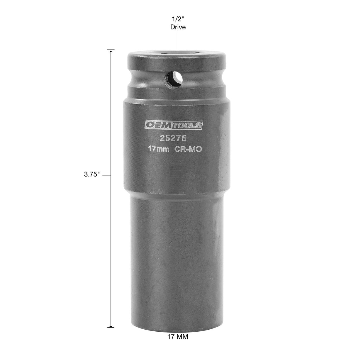 OEMTOOLS 25275 17 mm Crank Bolt Socket Additional Image 1