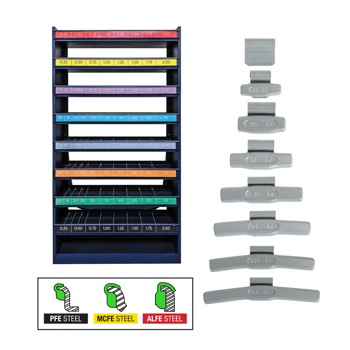 OEMTOOLS OEMREPLENKITA Wheel Weight Starter Kit Main Image