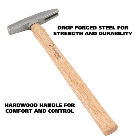 GreatNeck MTH5 Magnetic Tack Hammer (5 Oz.) with Hardwood Handle Additional Image 4