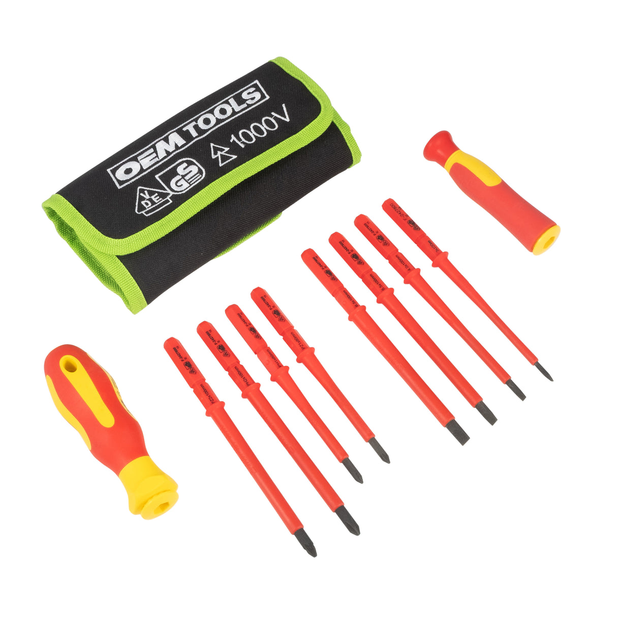 OEMTOOLS 22593 10 Piece Insulated Screwdriver Set Main Image
