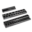 OEMTOOLS 22487 3 Piece Magnetic Socket Tray Set - Black, Metric Main Image