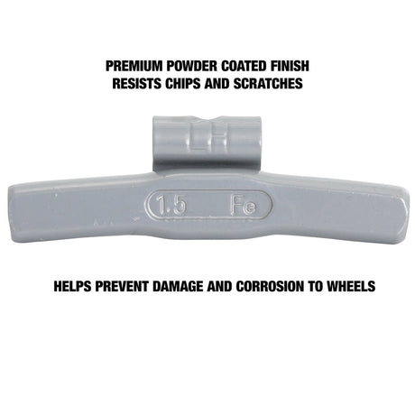 OEMTOOLS 23292 1.50 Oz. LH Style Steel Wheel Weight - 1 Box of 25 Additional Image 3