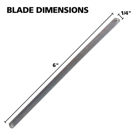 GreatNeck 615C 6-Inch Mini Hacksaw Blade Set (5-Pack) Additional Image 5