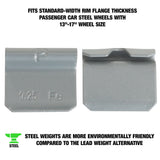 OEMTOOLS 23218 0.25 Oz. P Style Steel Wheel Weight - 1 Box of 25 Additional Image 1