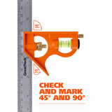 GreatNeck 75104 6in. Combination Square Additional Image 3