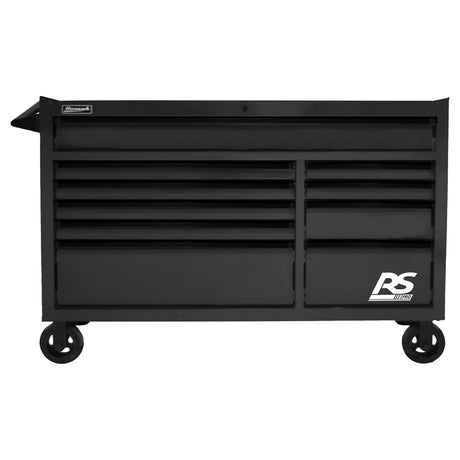 Homak 54in. RS Pro 10 Drawer Roller Cabinet-Black Main Image