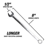 OEMTOOLS 22034 1/2in. SAE Combination Wrench Additional Image 2
