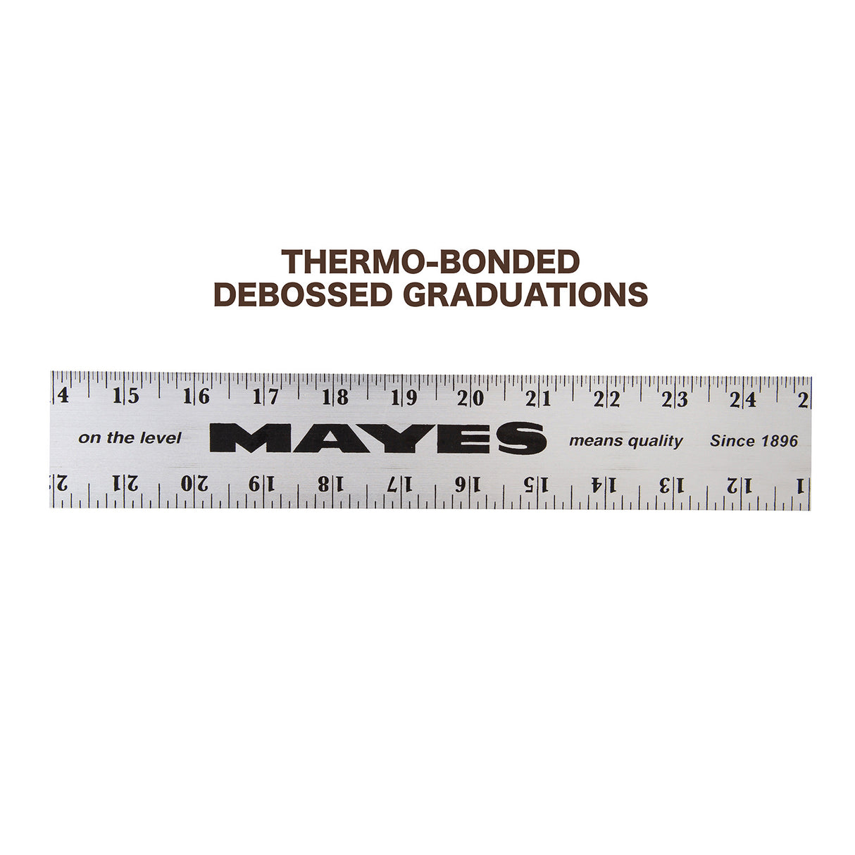 Mayes 10208 Aluminum Straight Edge Ruler (36 x 2 Inch) Additional Image 4
