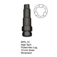 OEMTOOLS 24447E 6PFL 12 mm High Tech Fluted Main Image