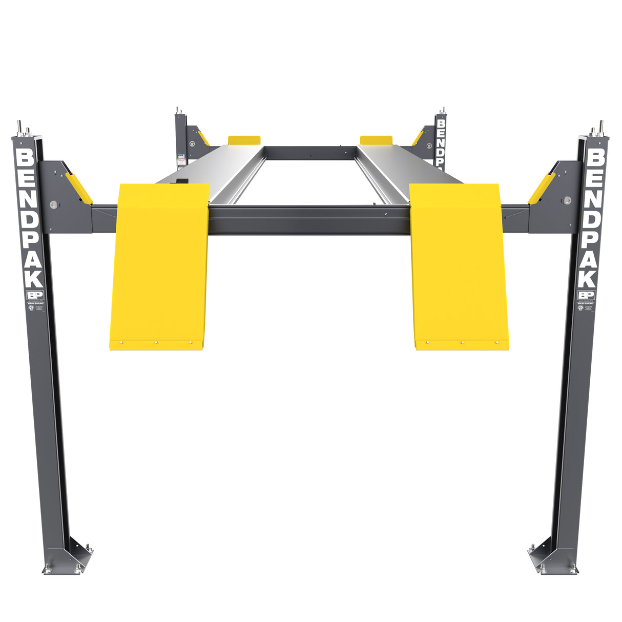 Bendpak HDS-14XT 14,000 Lb. Capacity High-Rise Four-Post Lift Extended Runways Additional Image 2