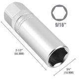 OEMTOOLS 22880 9/16 Inch 3/8in. Drive Magnetic Spark Plug Socket Additional Image 1